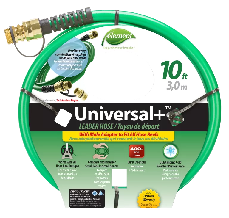 WATER HOSE 1/2" X 10' LEADER