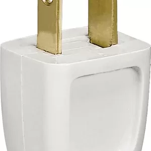 MALE PLUG END 1-15P WHITE
