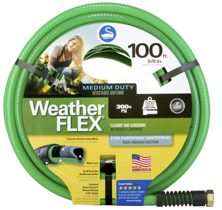 WATER HOSE 5/8" X 100' MED