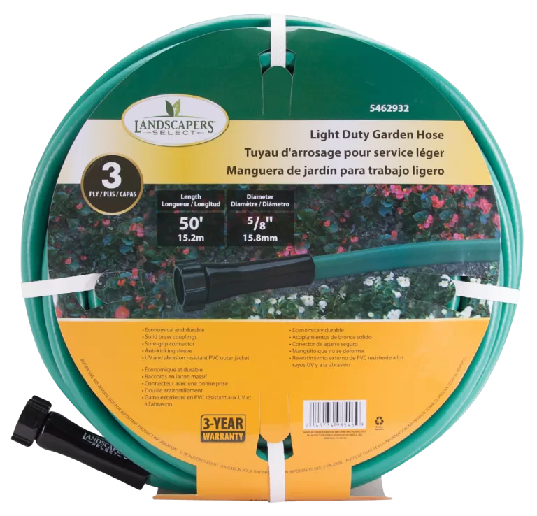 WATER HOSE 5/8" X 50' LGHT