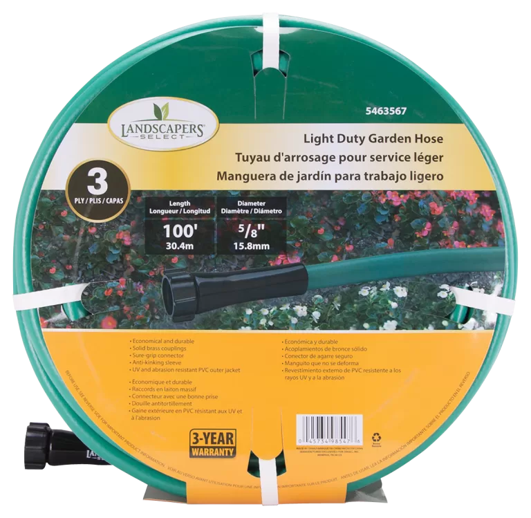 WATER HOSE 5/8" X 100' LGHT