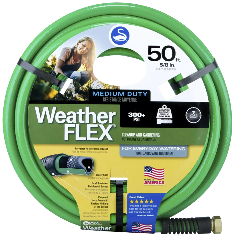 WATER HOSE 5/8" X 50' MED