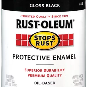 BLACK GLOSS STOPS RUST QT