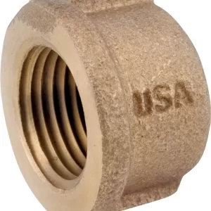CAP THREADED 3/4" BRASS