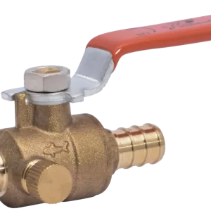 BALL VALVE 1/2 PEX W/WASTE