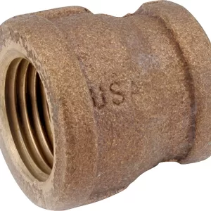 COUPLING 1/2" X 1/4" BRS