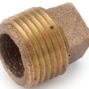 CORED PLUG 3/4" BRS
