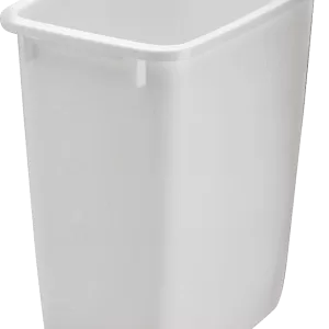 WASTE BASKET 36QT WHITE