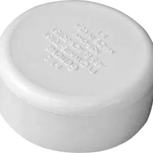 CAP FLAT 1-1/2" HUB