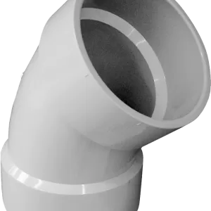 ELBOW SAITARY 45? 4" HUB