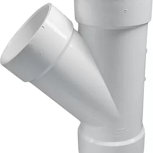 WYE 45? 4" HUB