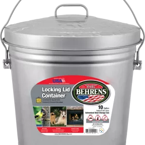 GARBAGE CAN GALVANIZED 10G
