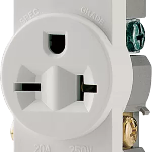 SIMPLEX RECEPT 20A WHITE