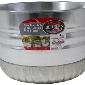 GALVANIZED BUSHEL BASKET