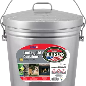 GARBAGE PAIL GALVANIZED 6G