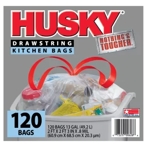 KITCHEN TRASH BAG 13G 120PC