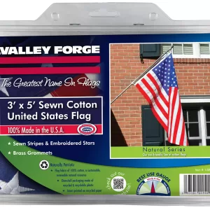 USA FLAG: 3X5 COTTON, SEWN