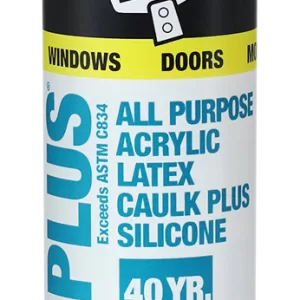 CAULK CLEAR LATEX 10OZ (E)