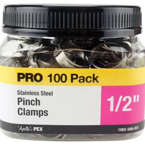 PEX PINCH CLAMP 1/2" 100PK