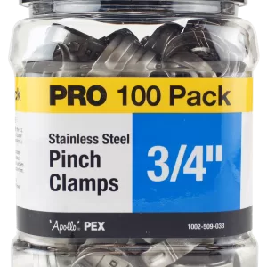 PEX PINCH CLAMP 3/4" 100PK