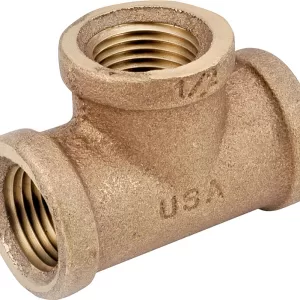 TEE 3/8" BRASS