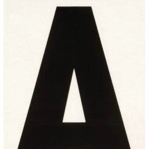 REFLECTIVE VINYL LETTER A 3"