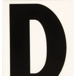 REFLECTIVE VINYL LETTER D 3"