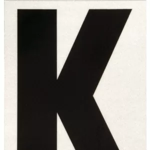 REFLECTIVE VINYL LETTER K 3"