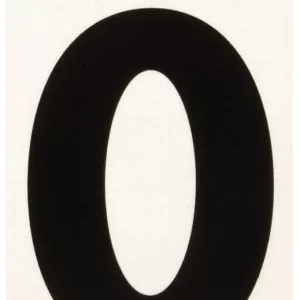 REFLECTIVE VINYL LETTER O 3"