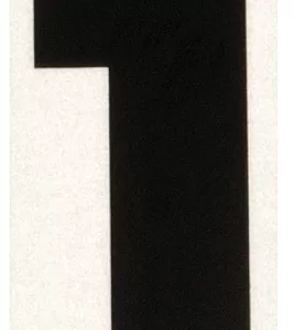 REFLECTIVE VINYL NUMBER 1 3"