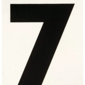 REFLECTIVE VINYL NUMBER 7 3"