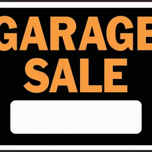 GARAGE SALE HYGLO SIGN