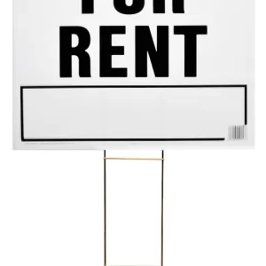 FOR RENT LAWN SIGN