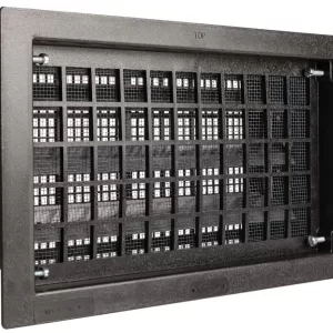 BLACK FOUNDATION VENT 16X8