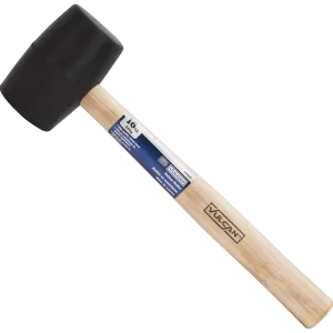 MALLET RUBBER WOOD HANDLE 16