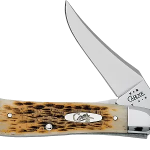 CASE KNIFE AMBER LOCK BLD