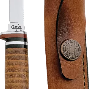 CASE LEATHER HUNTER W/SHEATH