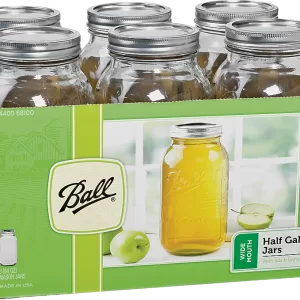 CANNING JARS 1/2 GAL 6PC
