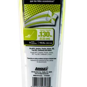 TRIMMER LINE .130 14" PRECUT