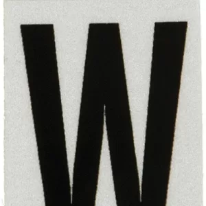 REFLECTIVE VINYL LETTER W 1"