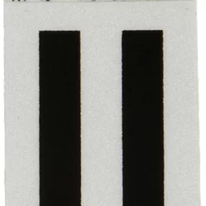 REFLECTIVE VINYL LETTER U 1"