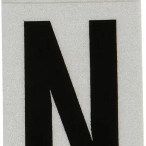 REFLECTIVE VINYL LETTER N 1"