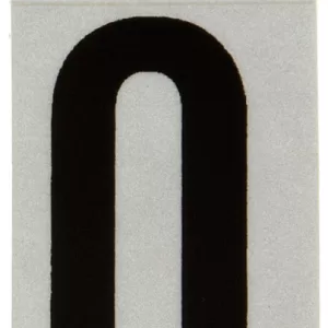 REFLECTIVE VINYL LETTER Q 1"