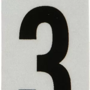 REFLECTIVE VINYL NUMBER 3 1"
