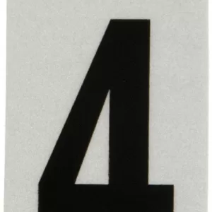REFLECTIVE VINYL NUMBER 4 1"