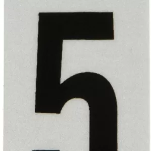 REFLECTIVE VINYL NUMBER 5 1"