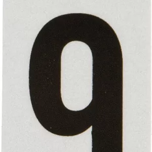 REFLECTIVE VINYL NUMBER 9 1"