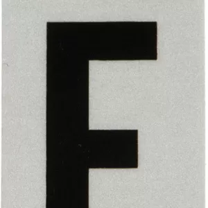 REFLECTIVE VINYL LETTER E 1"