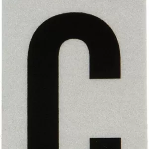 REFLECTIVE VINYL LETTER C 1"