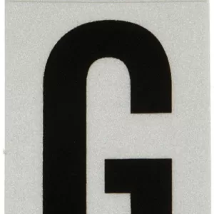 REFLECTIVE VINYL LETTER G 1"